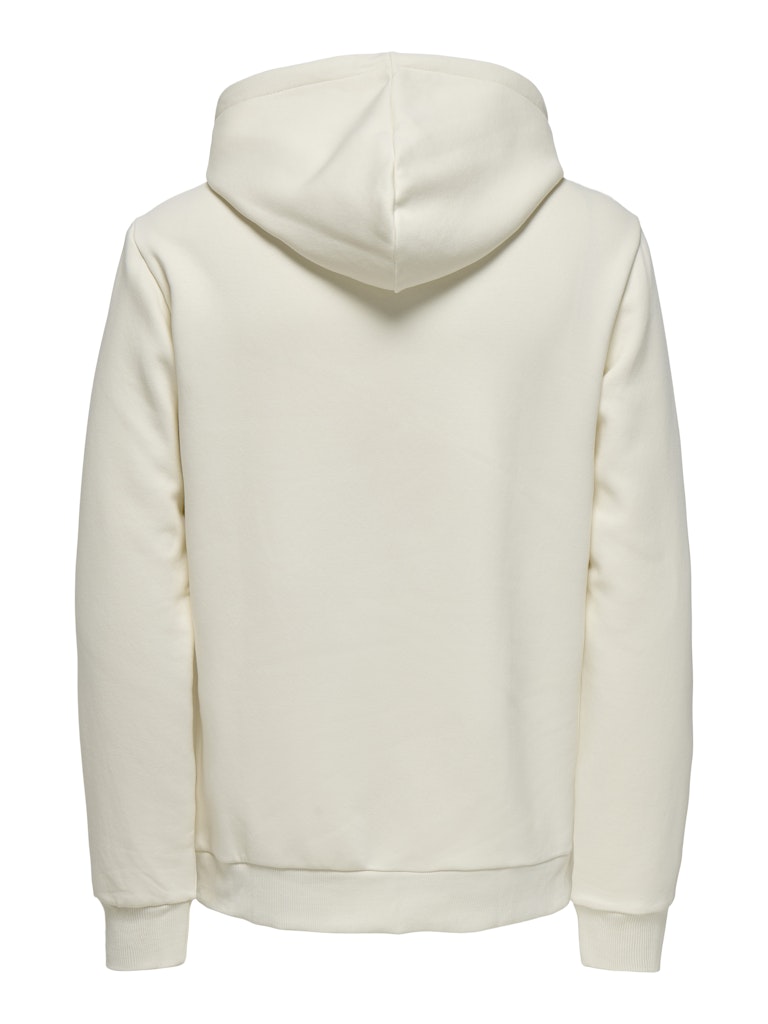 Onsceres Kenny Reg Ls Hoodie Sweat - Ecru