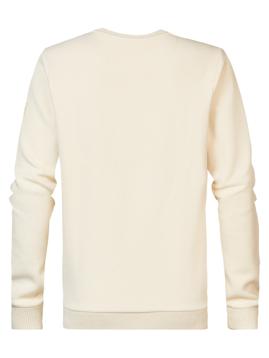 Sweater Round Neck - Ecru