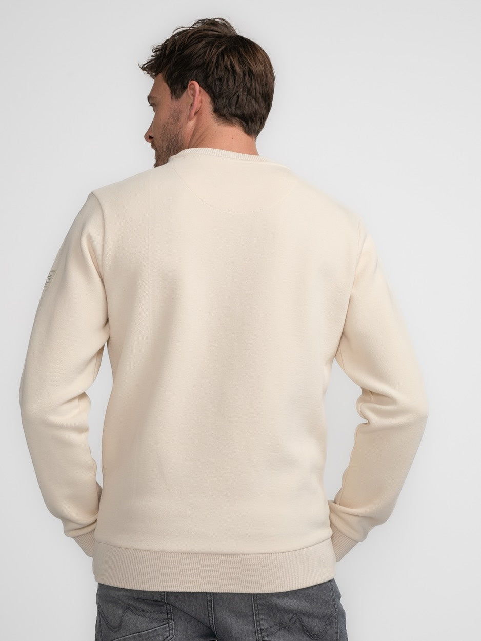 Sweater Round Neck - Ecru