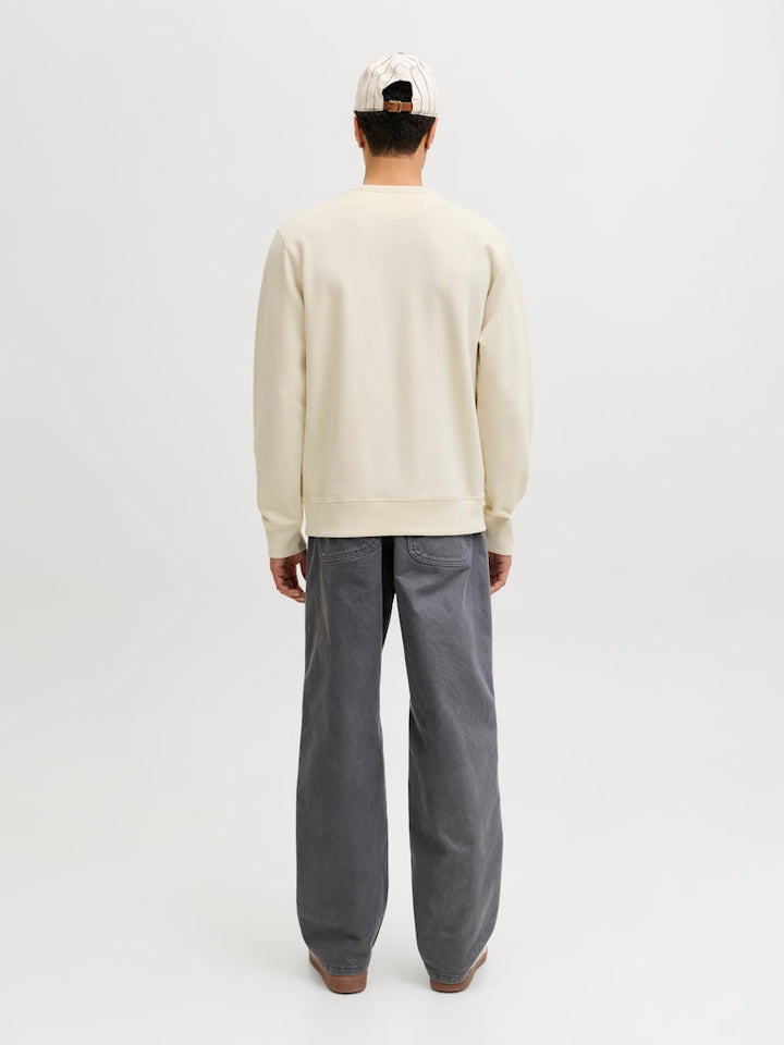 Jjedover Classic Sweat Crew Neck - Ecru
