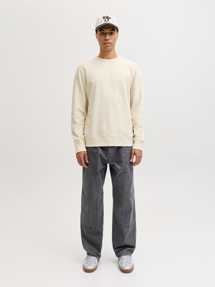 Jjedover Classic Sweat Crew Neck - Ecru