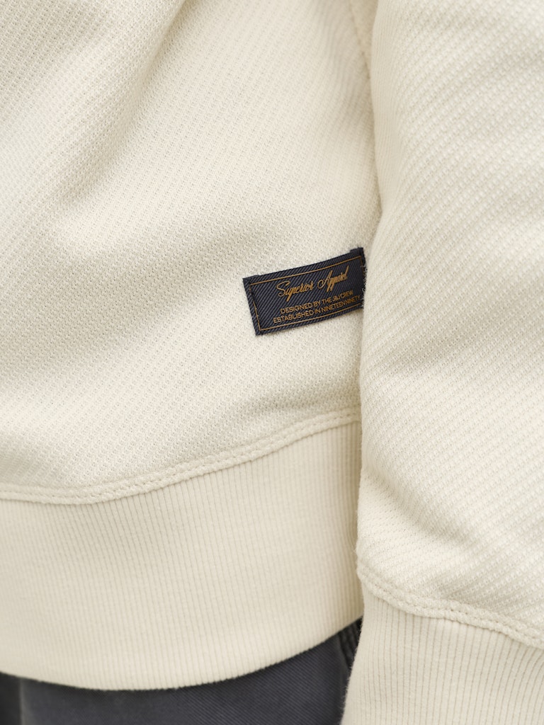 Jjedover Classic Sweat Crew Neck - Ecru
