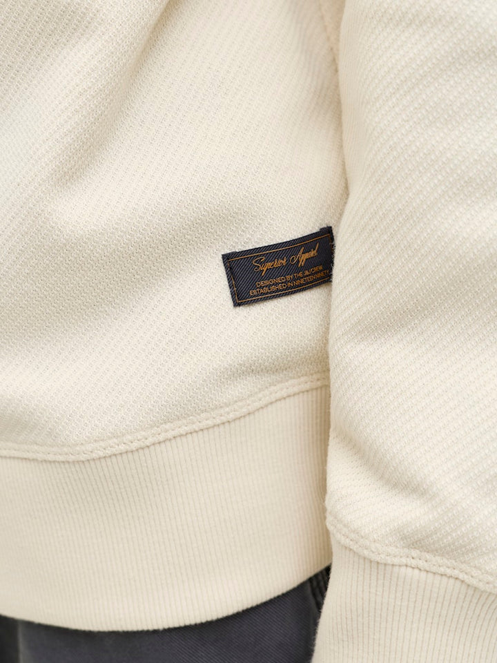 Jjedover Classic Sweat Crew Neck - Ecru