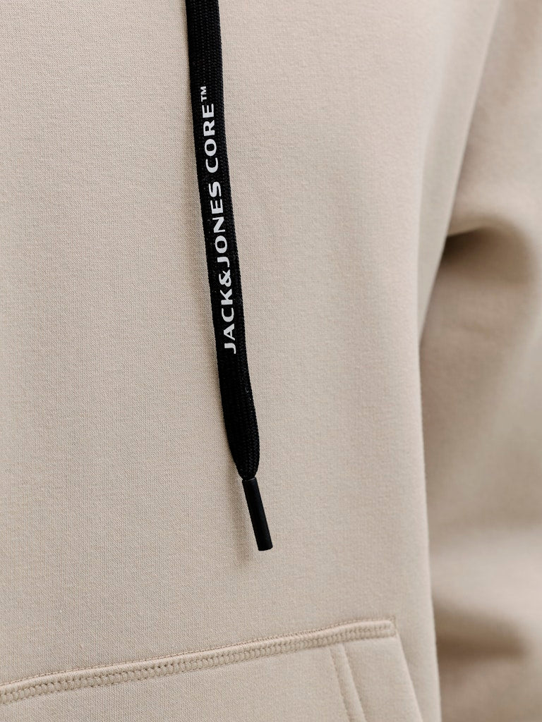 Jcofusion Sweat Badge Hood - Zand