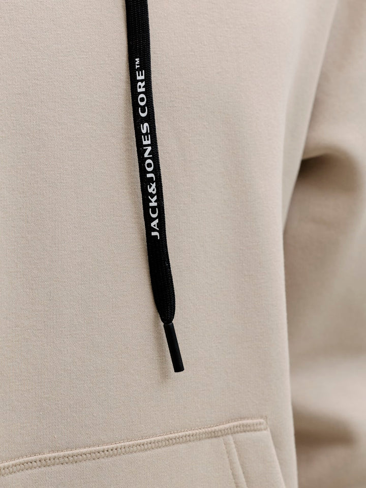 Jcofusion Sweat Badge Hood - Zand