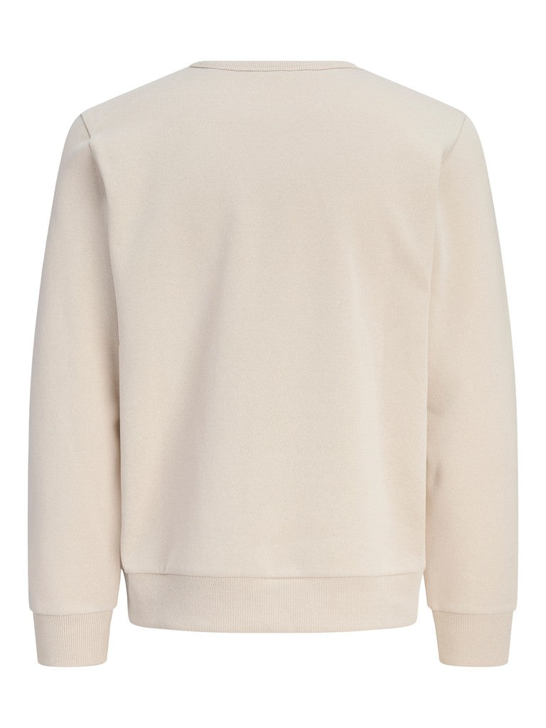 Jjcleveland Sweat Crew Neck Ln - Beige