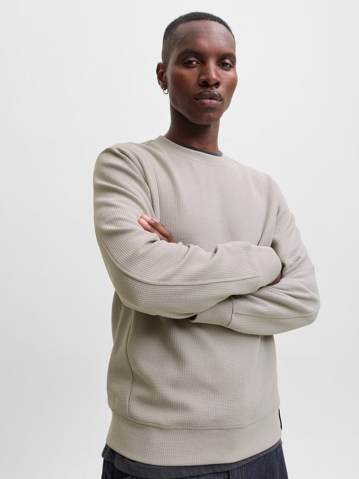 Jcofusion Waffle Brand Sweat Crew Neck - Kit