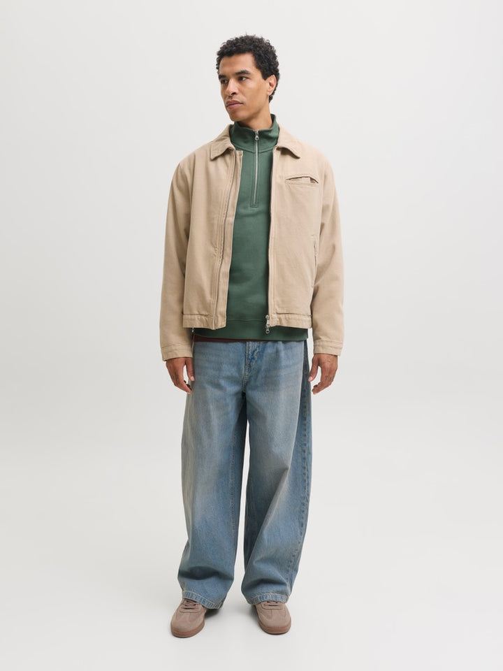 Jornorrebro Emb Sweat High Neck Noos - Groen