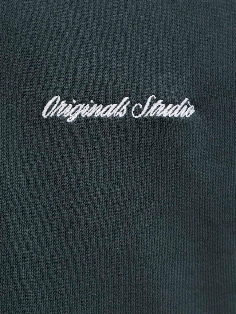 12282899jornorrebro Sweat Quarter Zip Hn N - Groen