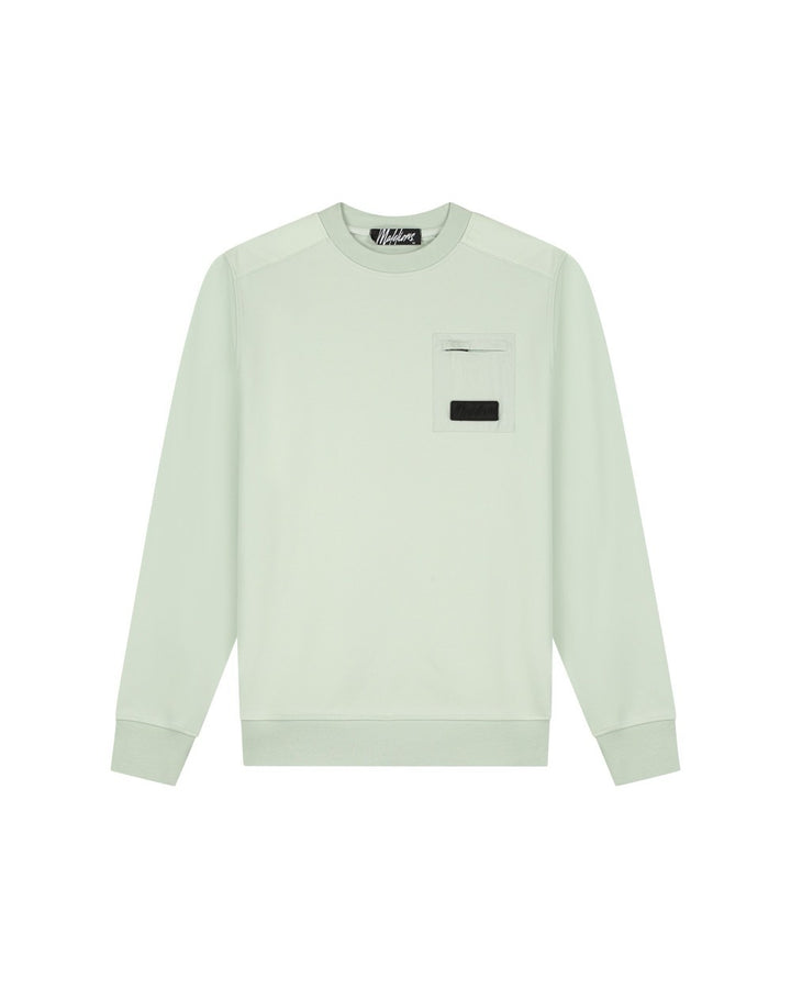 Nylon Pocket Sweater - Mint