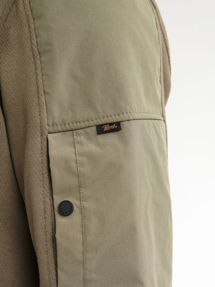 Men Sweater Round Neck - Olijf