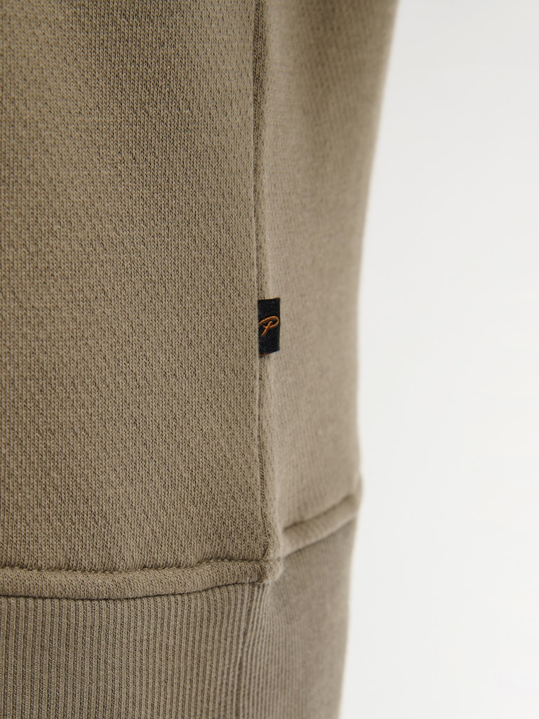 Men Sweater Round Neck - Olijf