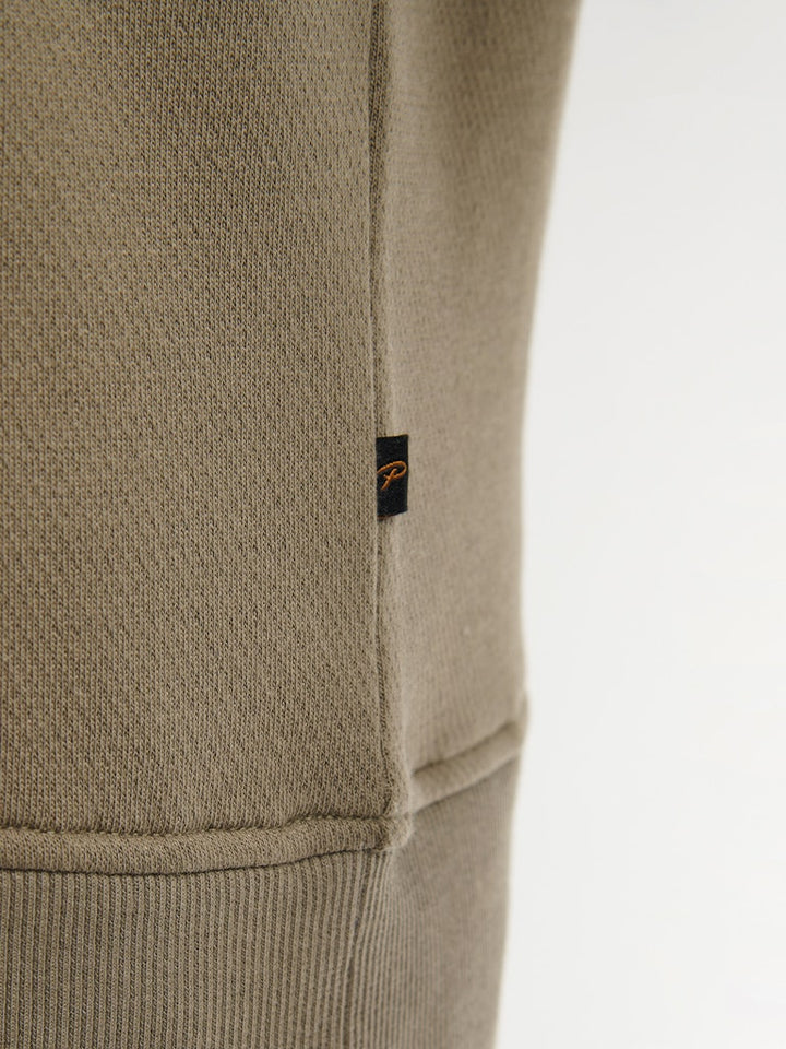 Men Sweater Round Neck - Olijf