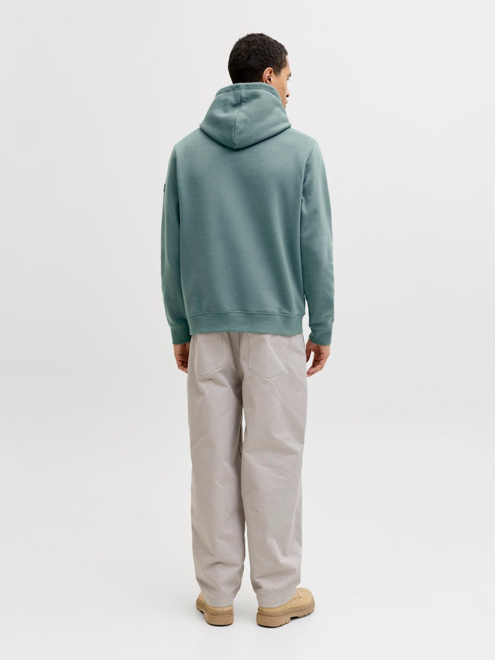 Jcofusion Sweat Badge Hood - Oud Groen