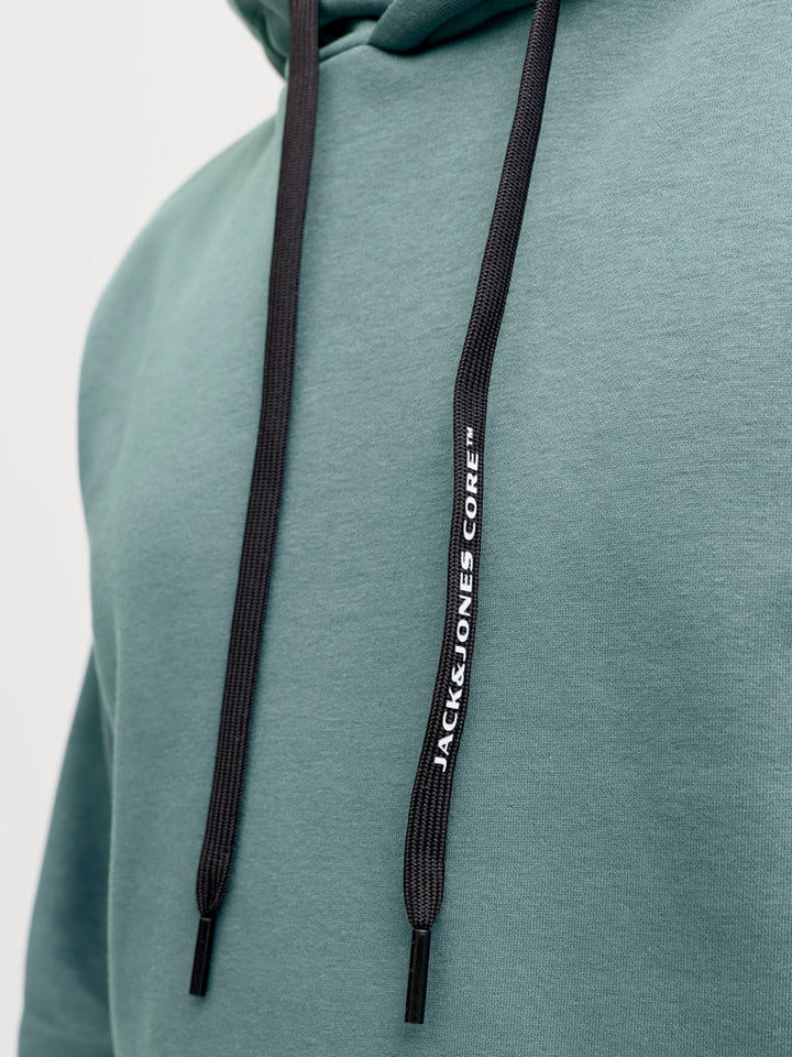 Jcofusion Sweat Badge Hood - Oud Groen