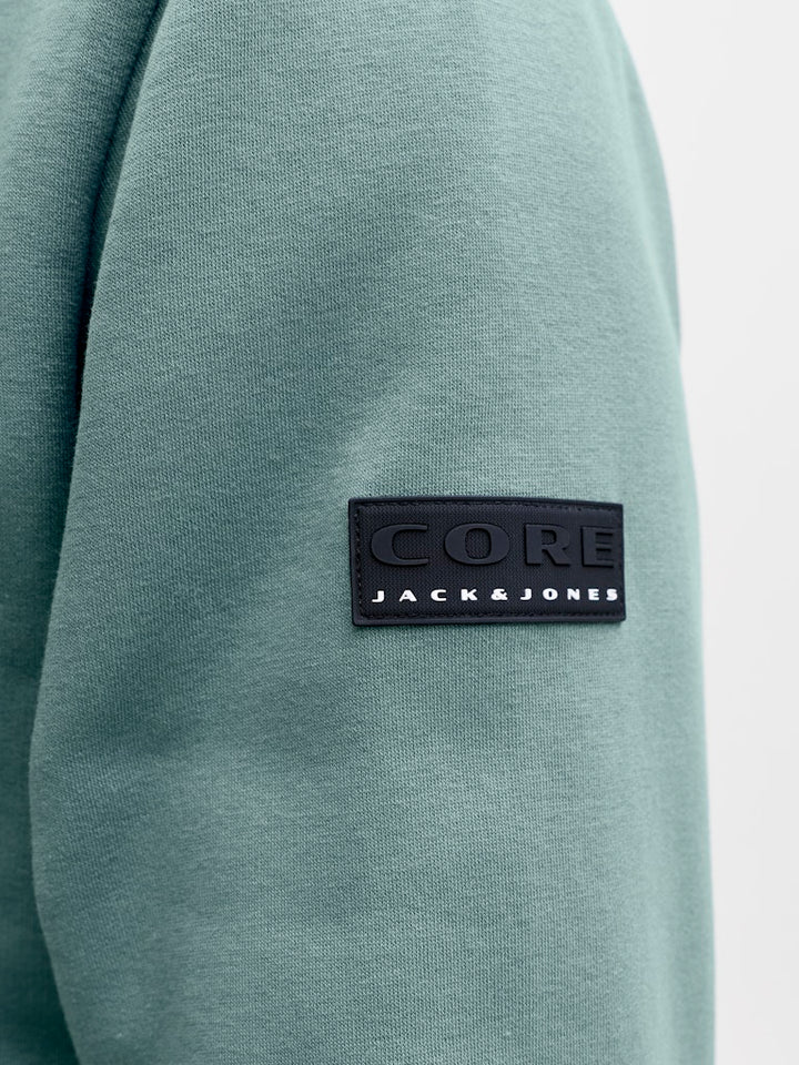 Jcofusion Sweat Badge Hood - Oud Groen