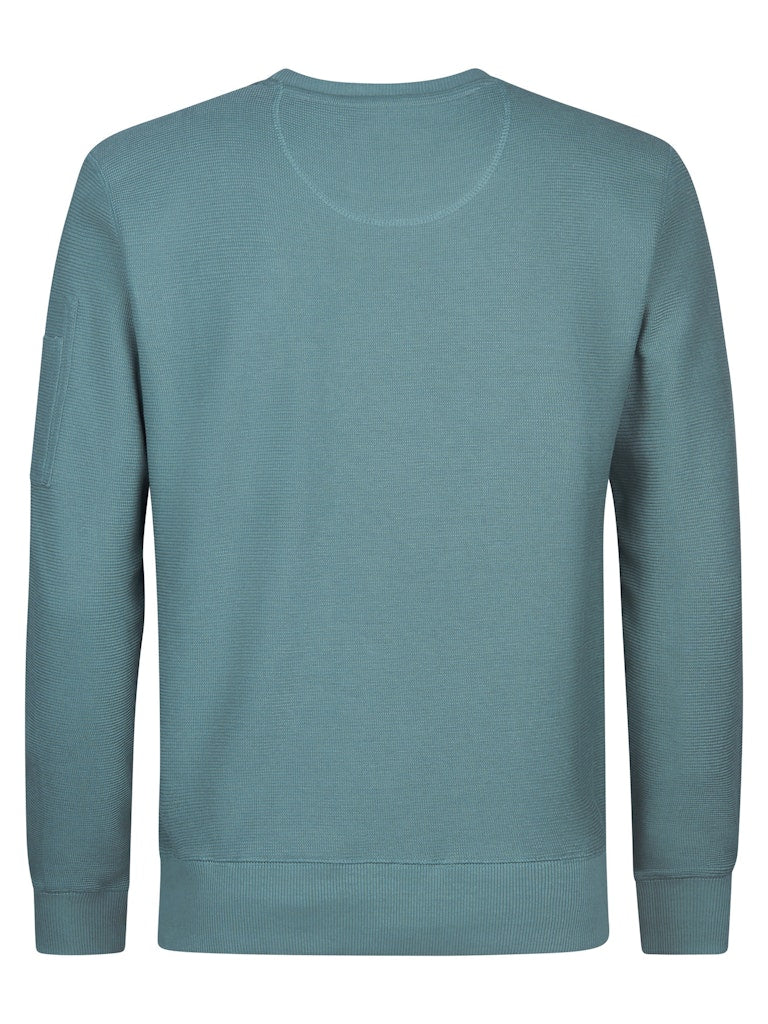 Men Sweater Round Neck - Oud Groen