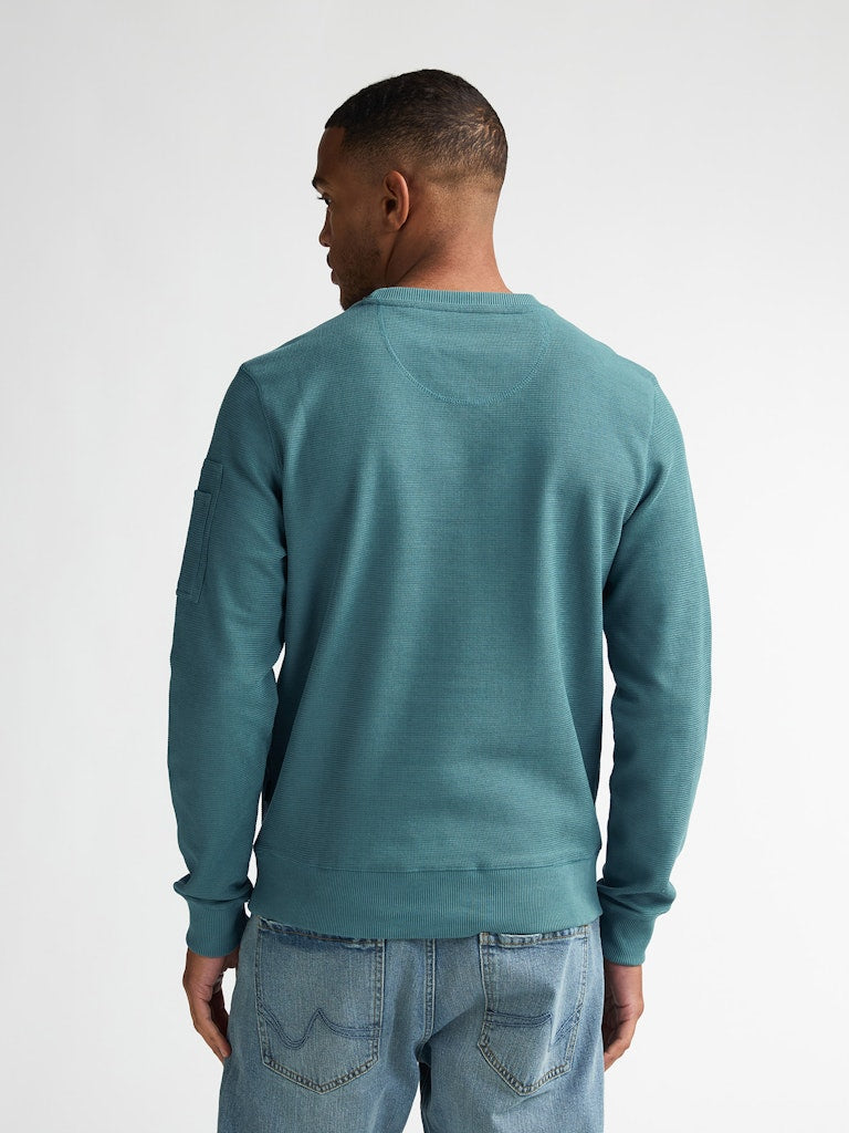 Men Sweater Round Neck - Oud Groen