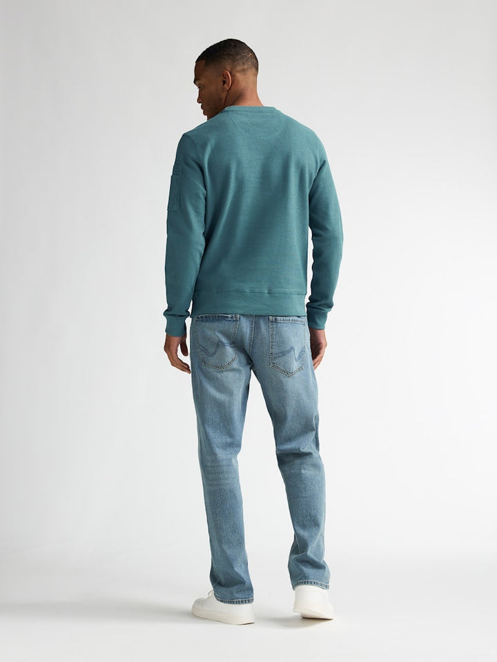 Men Sweater Round Neck - Oud Groen