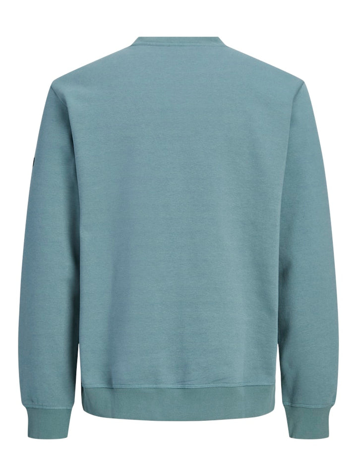 Jcofusion Sweat Badge Crew Neck - Oud Groen