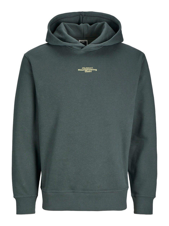 Jcoalpha Mountain Print Sweat Hood - Oud Groen