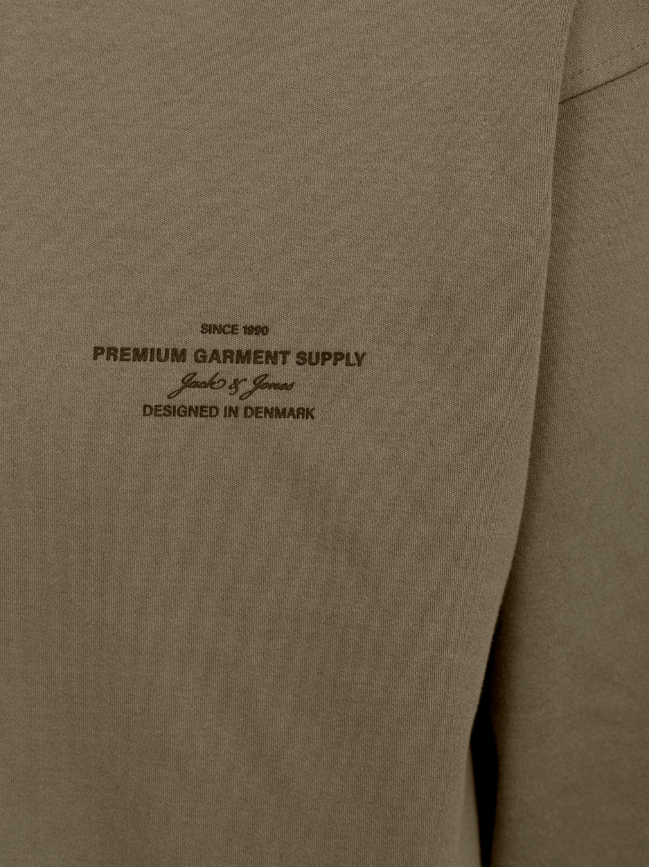 Jprblachad Branding Sweat Crew Neck - Army