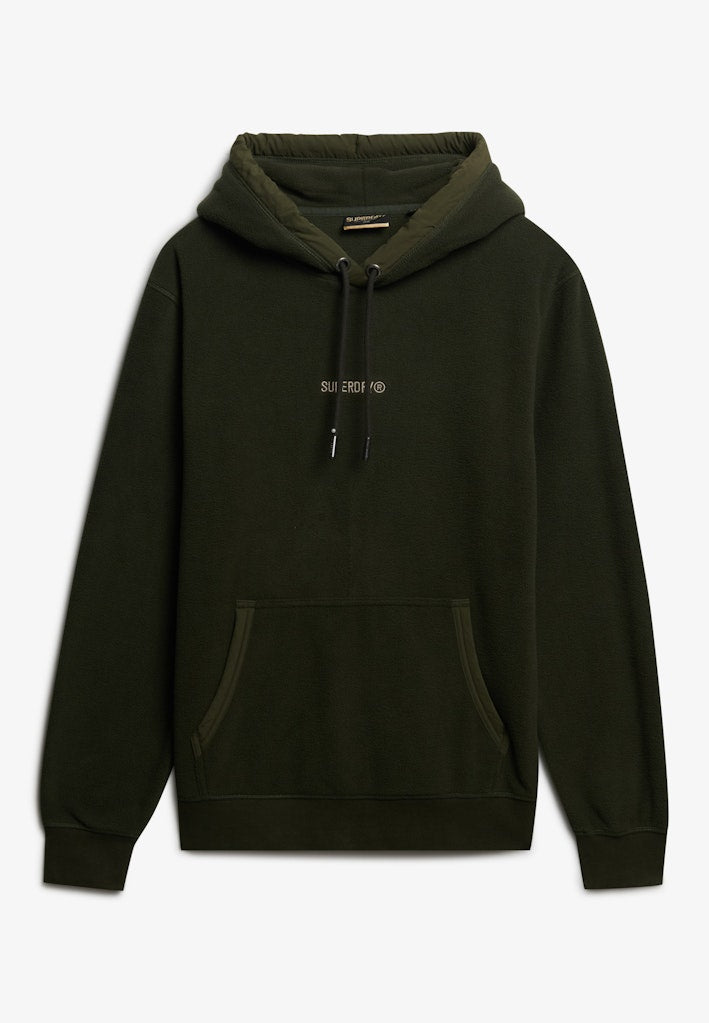 Fleece Hoodie - Donkergroen