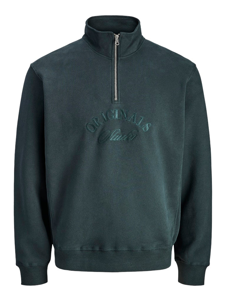 Jorbleecker Branding Sweat High Neck Bf - Donkergroen
