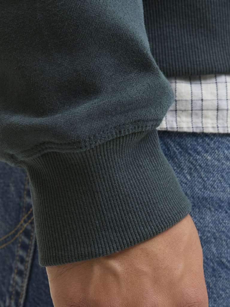 Jorbleecker Branding Sweat High Neck Bf - Donkergroen