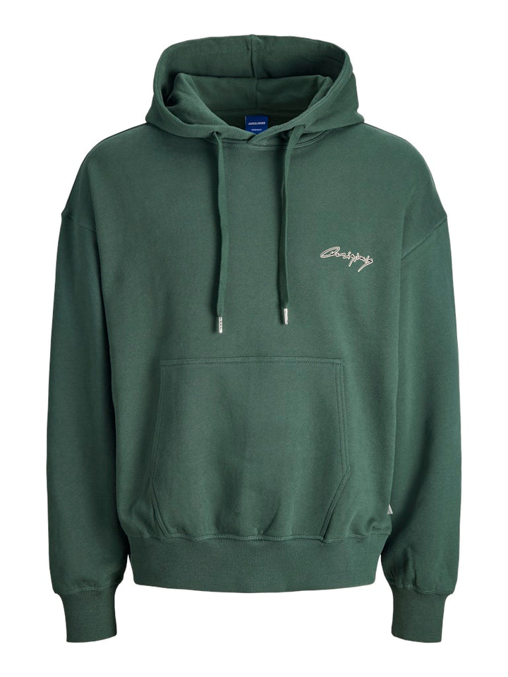Jornostalgia Typo Sweat Hood - Groen