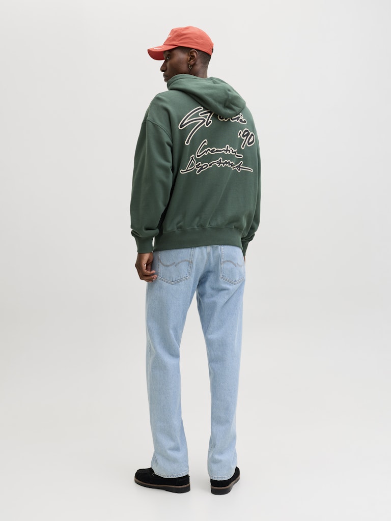 Jornostalgia Typo Sweat Hood - Groen