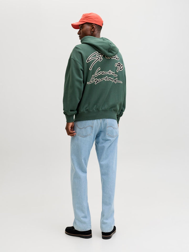 Jornostalgia Typo Sweat Hood - Groen