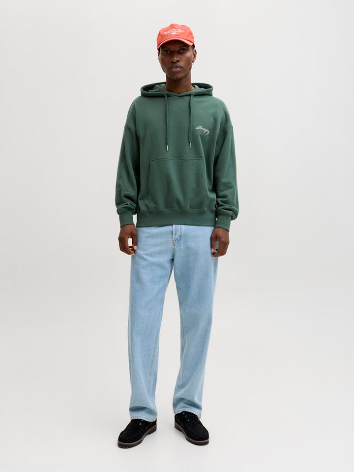 Jornostalgia Typo Sweat Hood - Groen