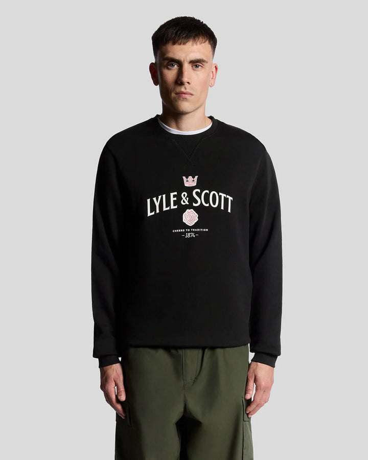 Cheers To Crew Neck - Blauw