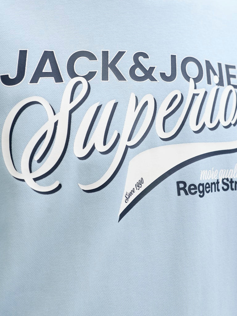 Jjelogo Sweat Crew Neck - Lichtblauw