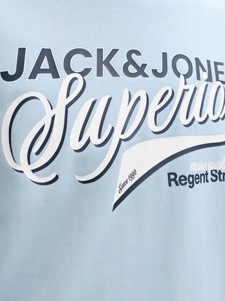 Jjelogo Sweat Crew Neck - Lichtblauw