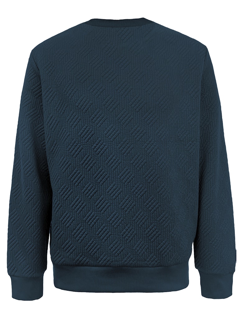 Jcogeo Sweat Crew Neck Smu - Rafblauw