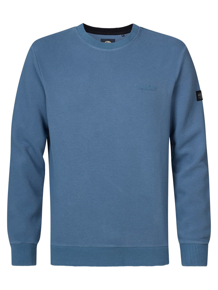 Sweater Round Neck - Rafblauw