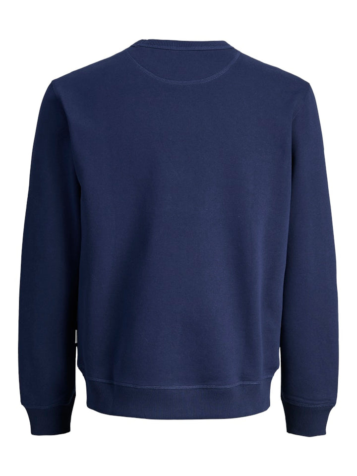 Jornorrebro Emb Sweat Crew Noos - Rafblauw