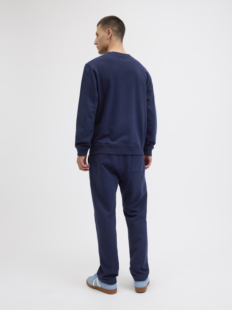 Jornorrebro Emb Sweat Crew Noos - Rafblauw
