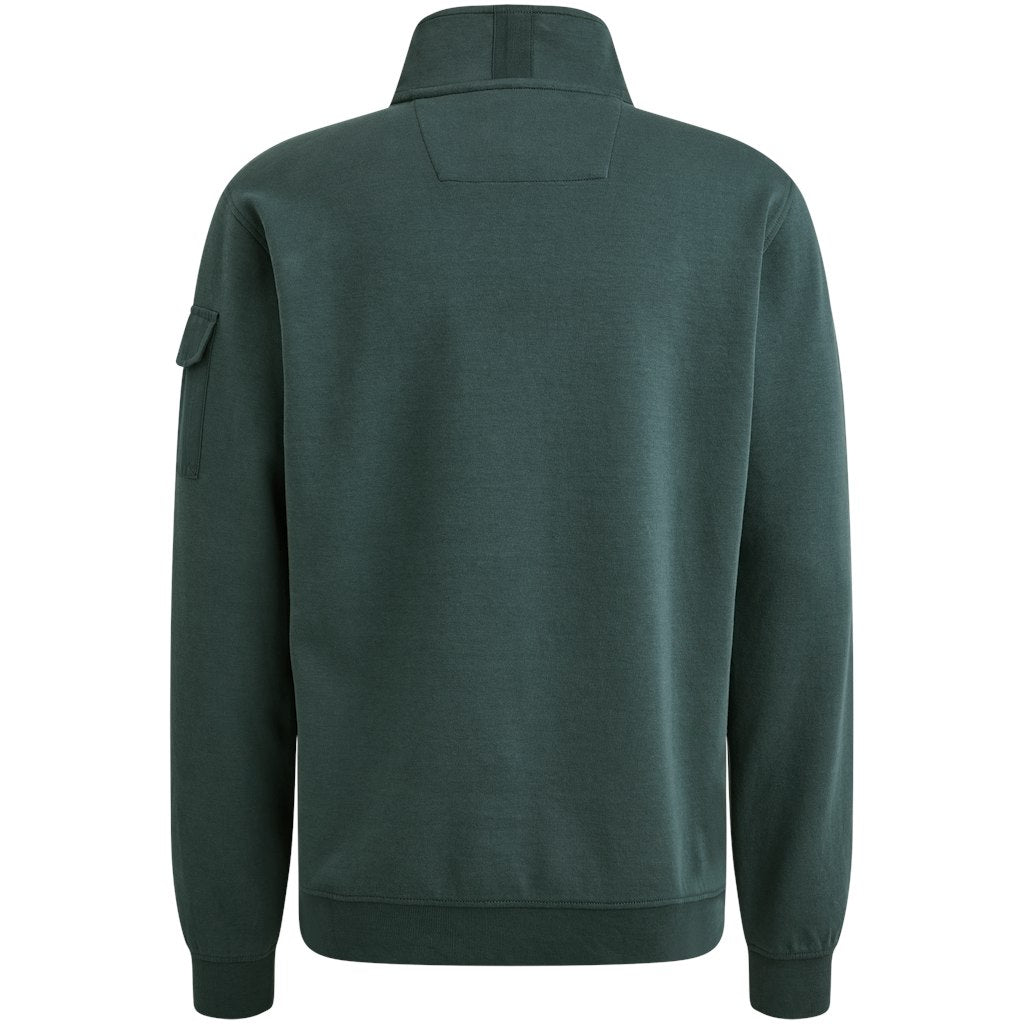 Half Zip Collar Interlock Jersey - Rafblauw