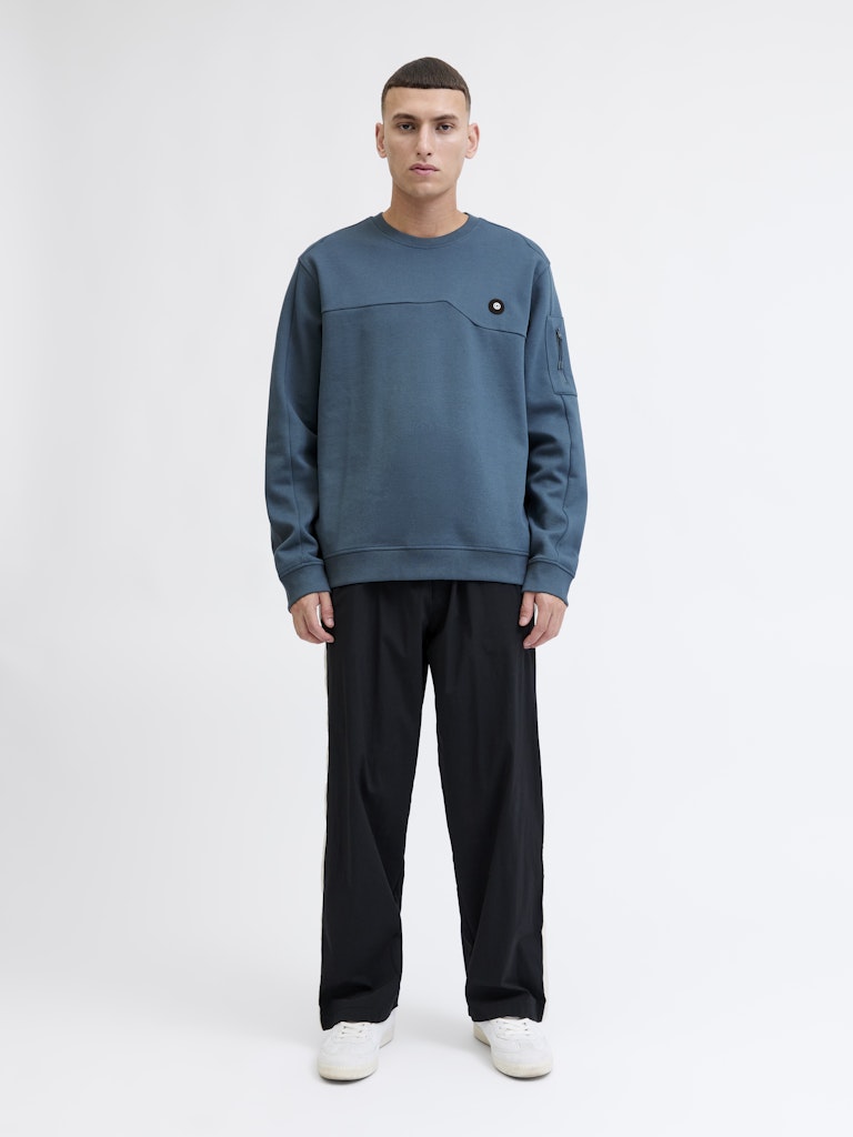 Jcojoe Sweat Crew Neck Smu - Rafblauw