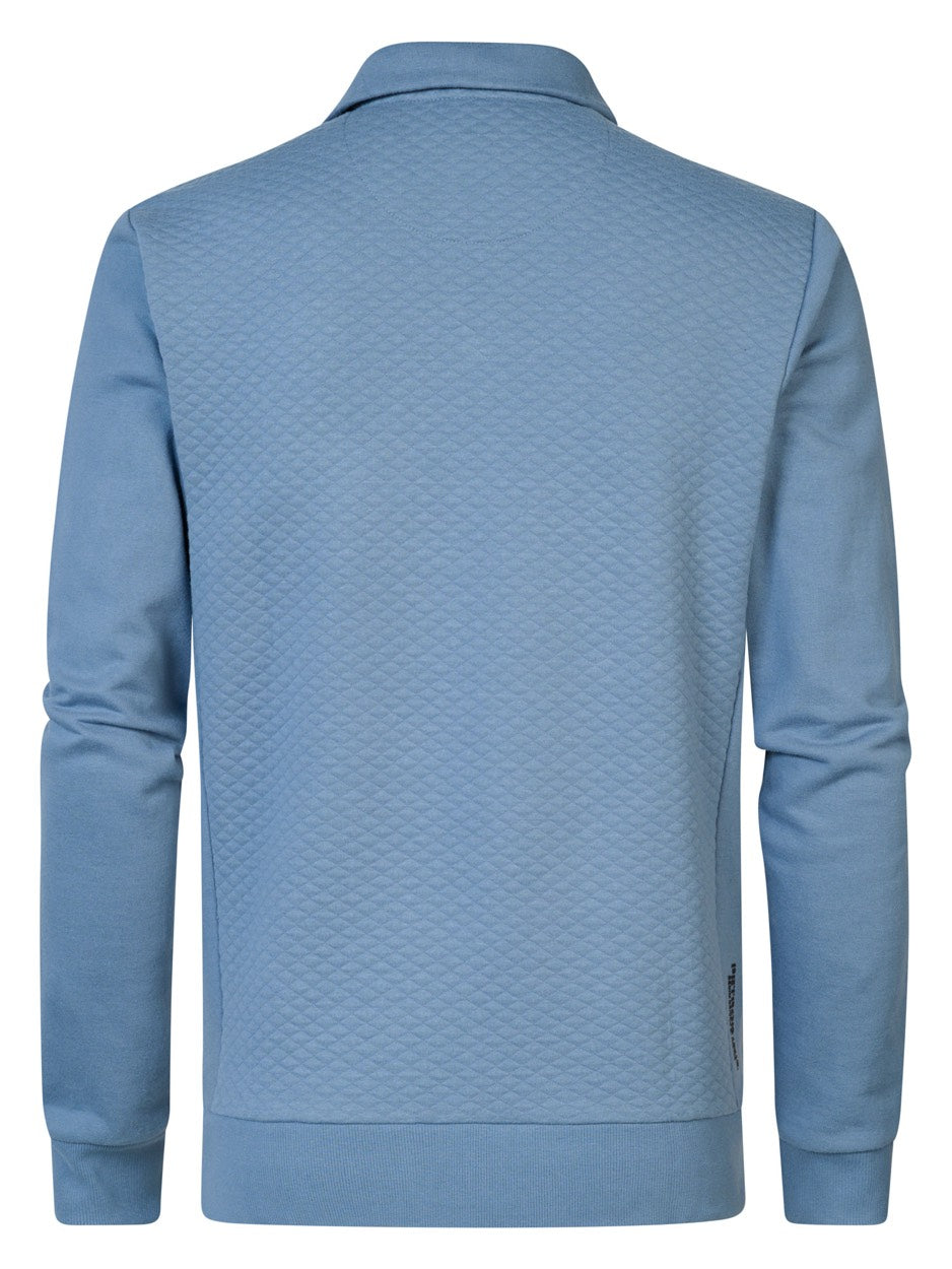 Sweater Collar - Rafblauw