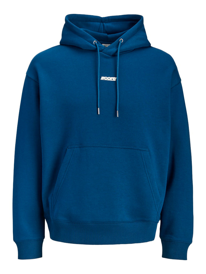 Jcoclub Backprint Sweat Hood - Rafblauw