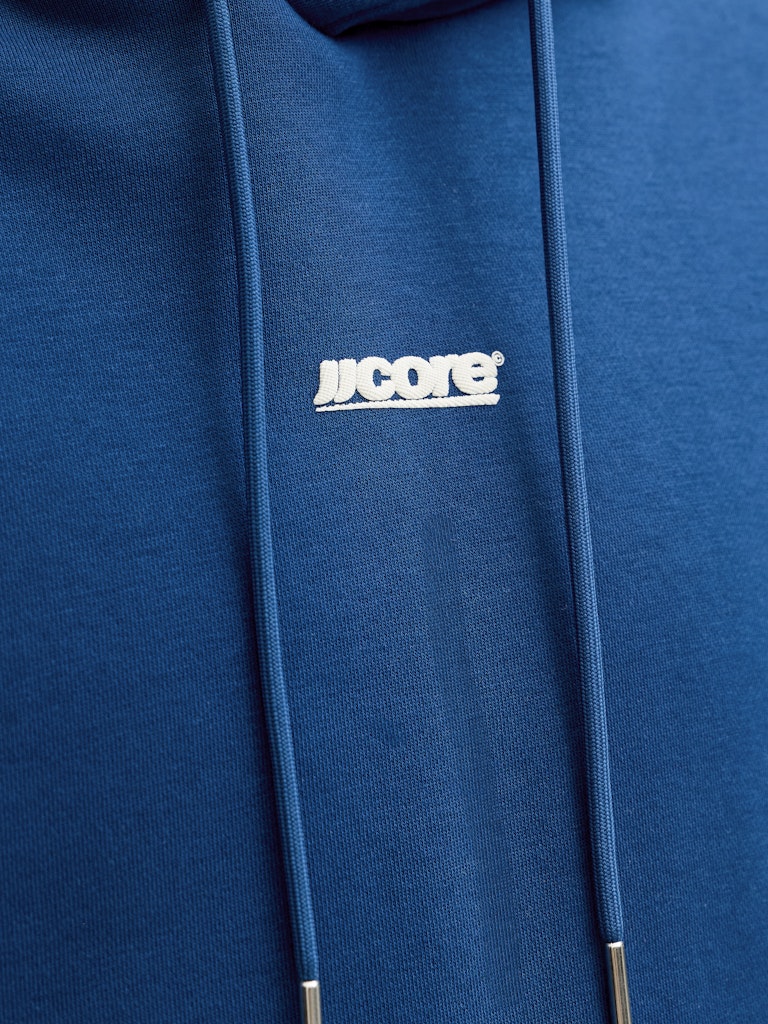 Jcoclub Backprint Sweat Hood - Rafblauw