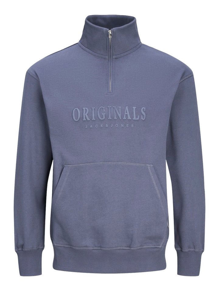 Jorfrederiksberg Sweat Quarter Zip - Rafblauw