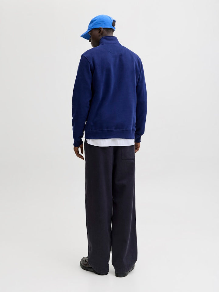 Jorbleecker Branding Sweat High Neck Bf - Kobalt