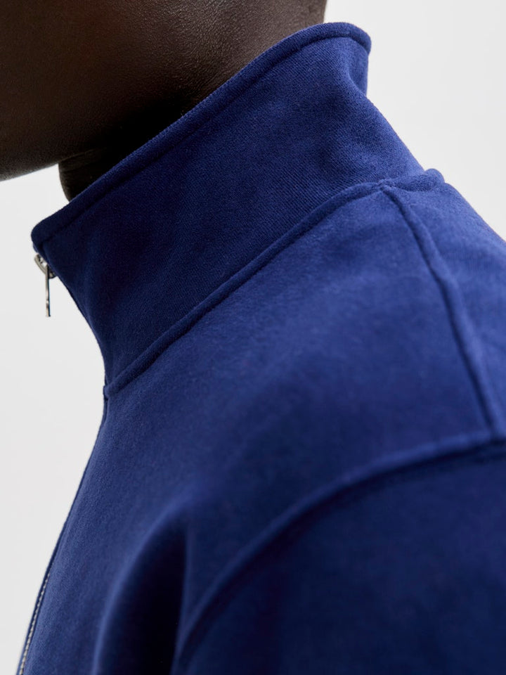 Jorbleecker Branding Sweat High Neck Bf - Kobalt