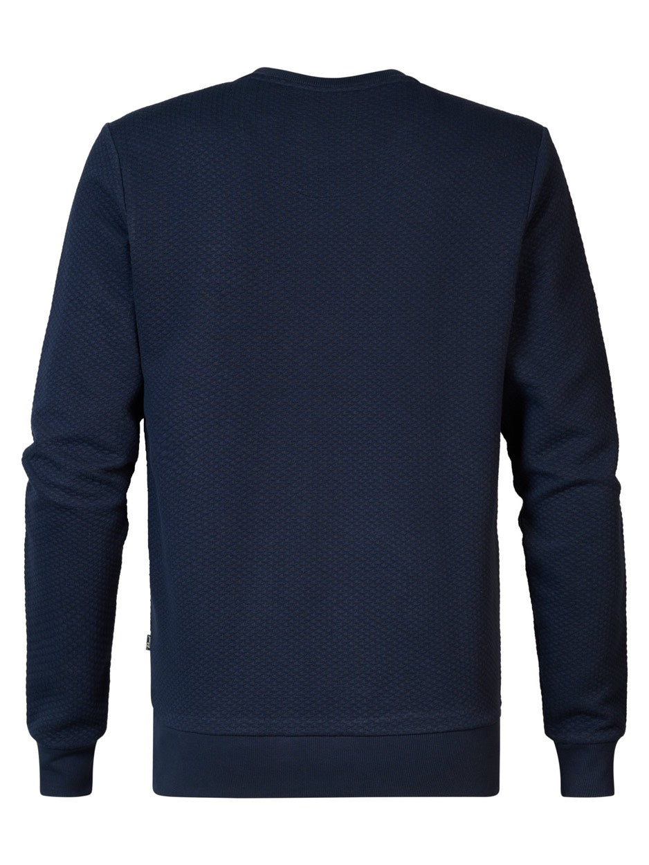 M-3040-swr332  Sweater Round Neck - Navy