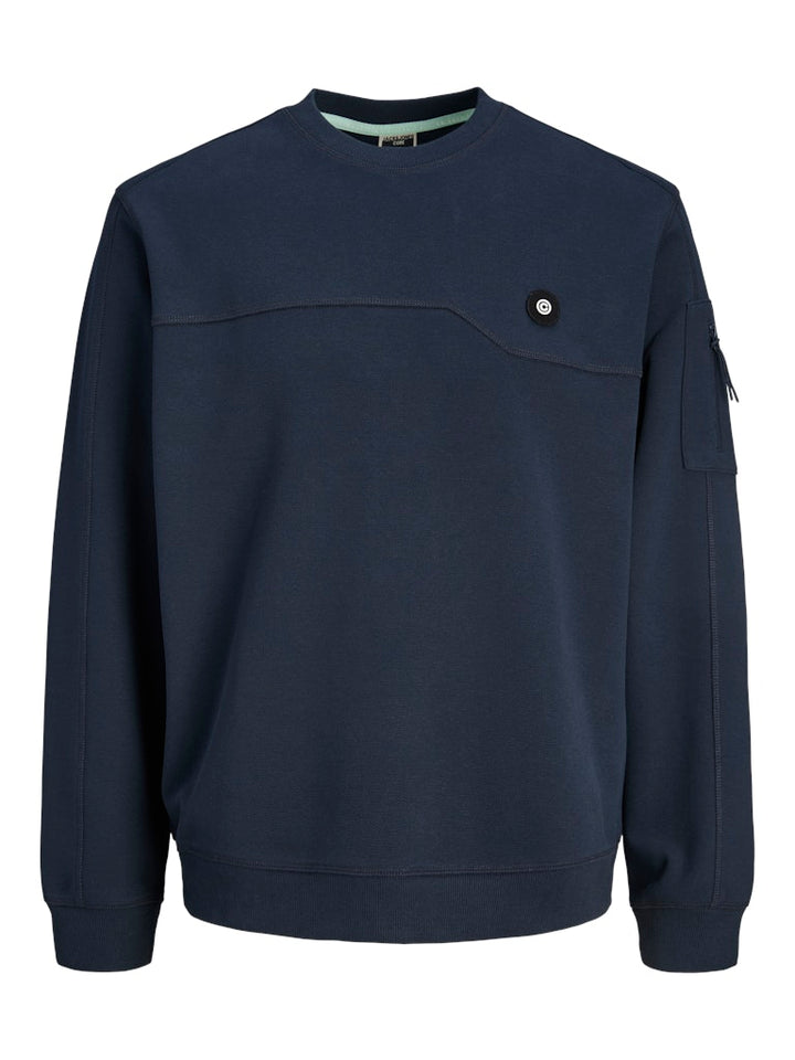 Jcojoe Sweat Crew Neck Smu - Navy